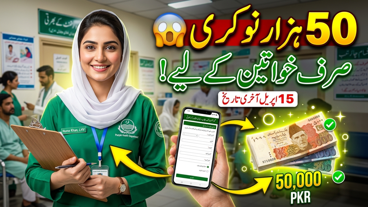 Maryam Nawaz Community Health Inspector (CHI) Jobs